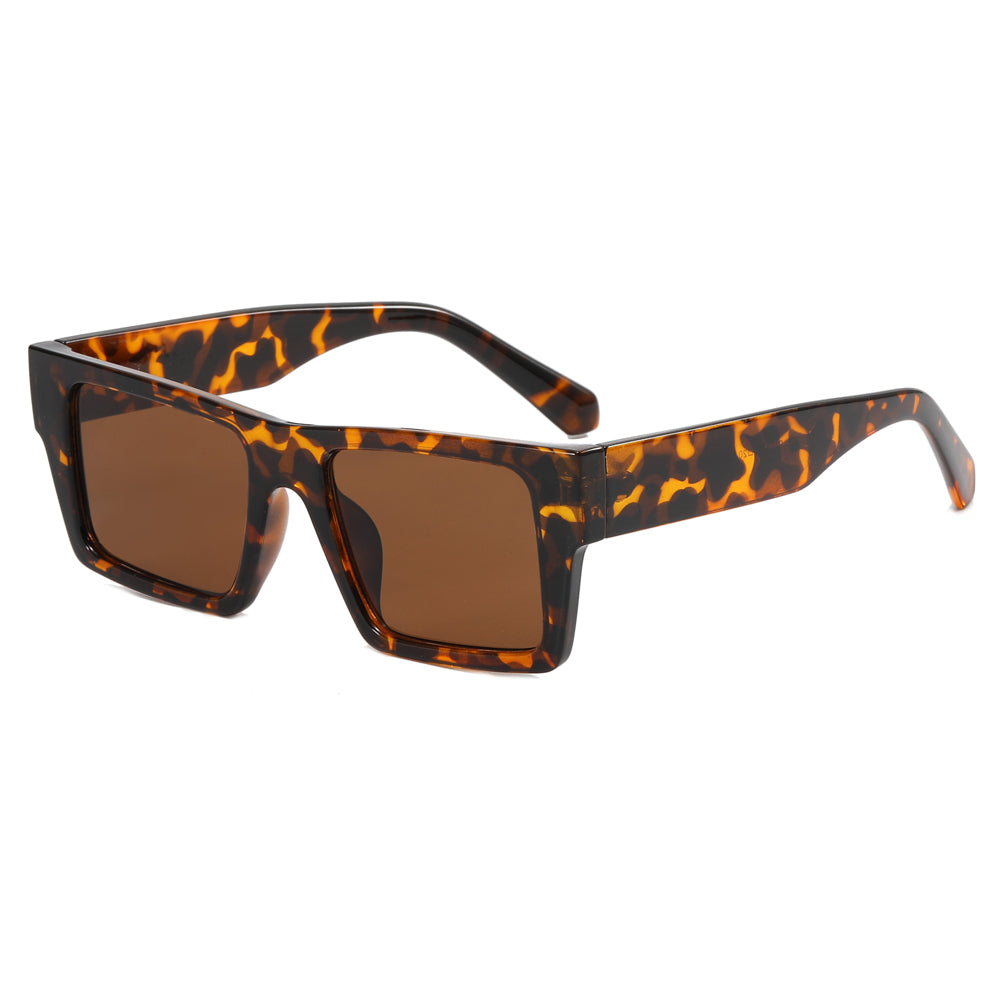 Shades Flat Top UV400 Rectangle Sunglasses