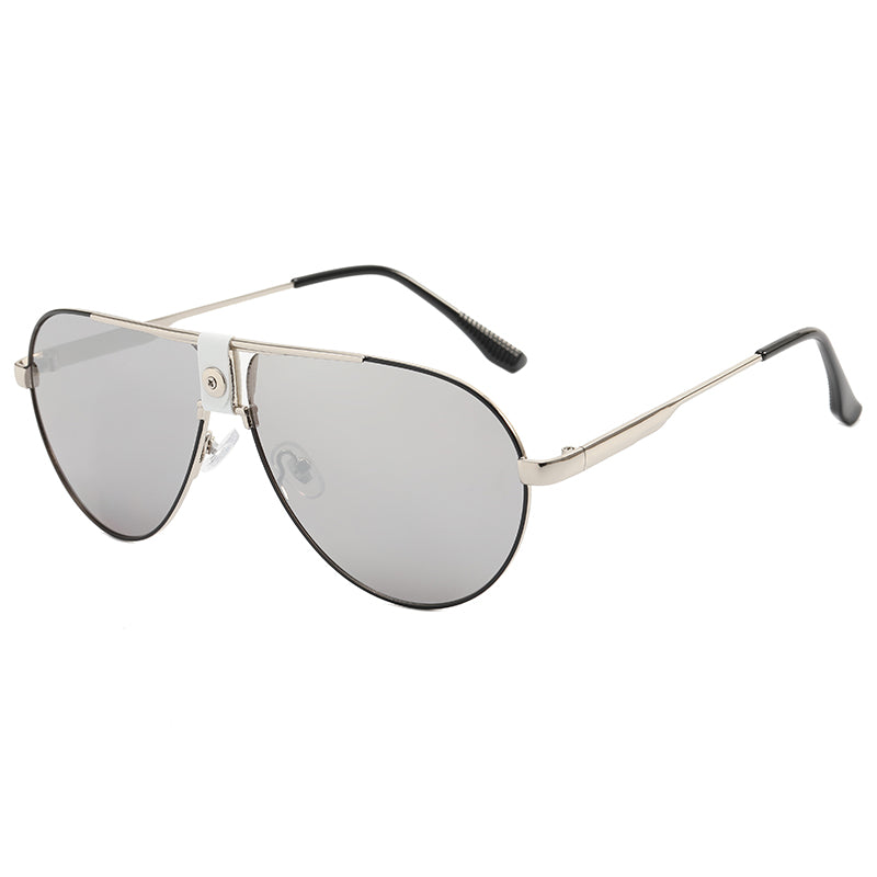 Square Metal Frame Outdoor Sunglasses