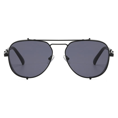 Men Metal Shades Sunglasses