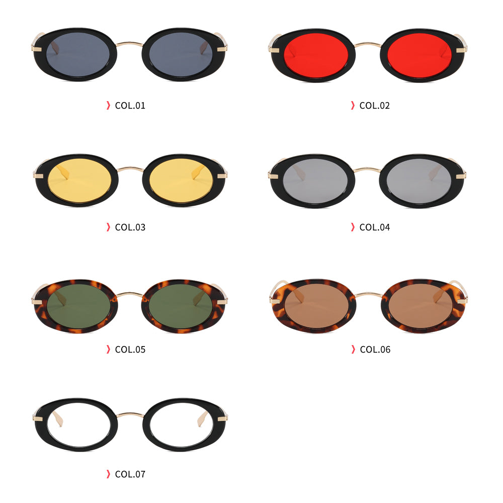 Retro Oval Sunglasses