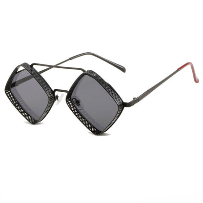 Retro Metal Frame Steampunk Sunglasses