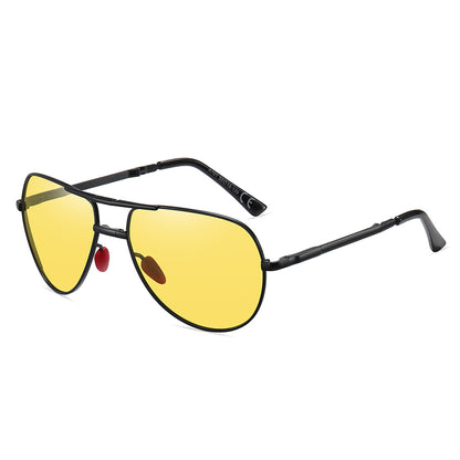 Polarized Men's Foldable Photochromic Driving Sunglasses