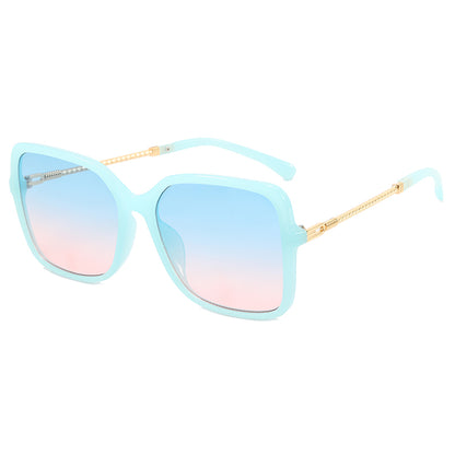 Square Oversized Gradient Shades Sunglasses