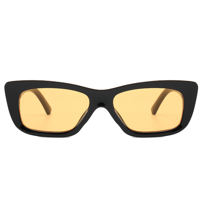 Retro Plastic Small Rectangle Sunglasses