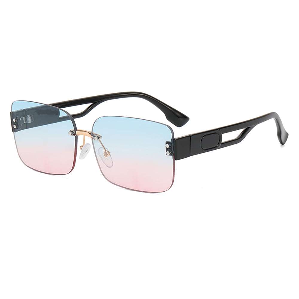 Rimless Small Rectangle Sunglasses