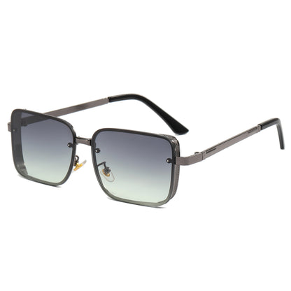 Small Rectangle Metal Frame Sunglasses