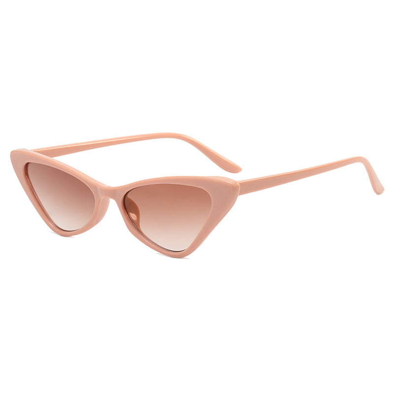 Cat Eye Women Small Triangle Sunglasses