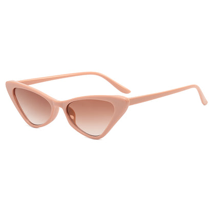 Cat Eye Women Small Triangle Sunglasses
