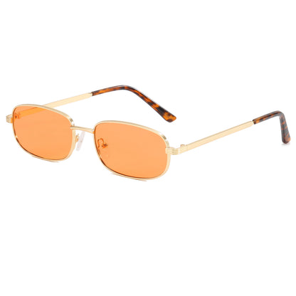 Retro Women Rectangle Shades Sunglasses