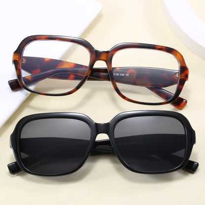 Retro Oversized Modern Square Shades Sunglasses