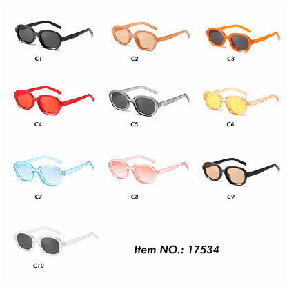 Retro Unisex Oval Sunglasses