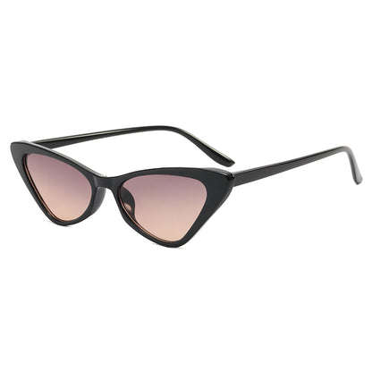Cat Eye Women Small Triangle Sunglasses