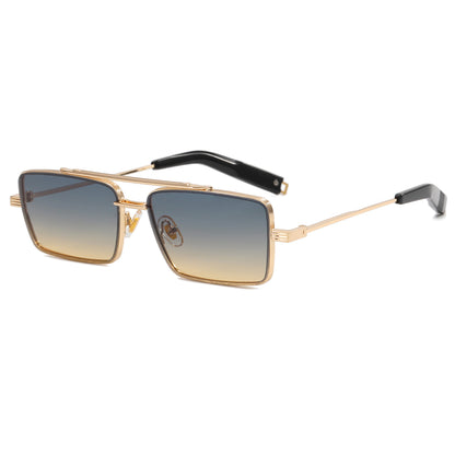 Fashion Metal Frame Shades Sunglasses