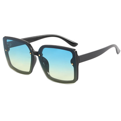 Women Square Gradient Shades Sunglasses