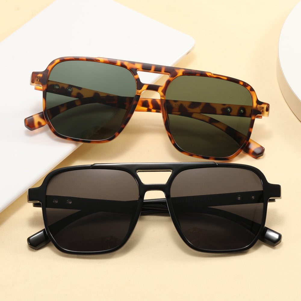 Square Flat Top Outdoor Polarized Sunglasses