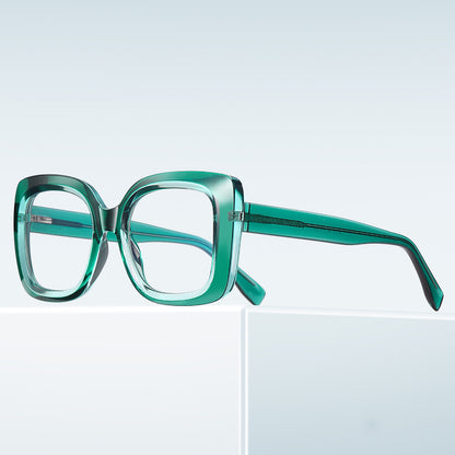 Women Square Cat Eye Computer Blue Light Blocking Glasses