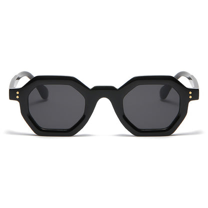 Retro Classic Hexagonal Frame Trendy Sunglasses