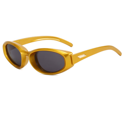 Retro Vintage Y2K Oval Cat Eye Sunglasses