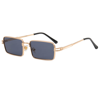 Small Rectangle Metal Frame Sunglasses