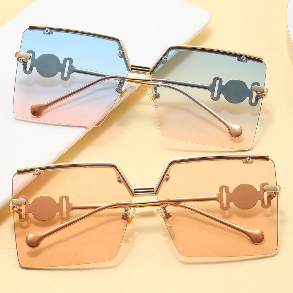 Square Metal Shades Sunglasses