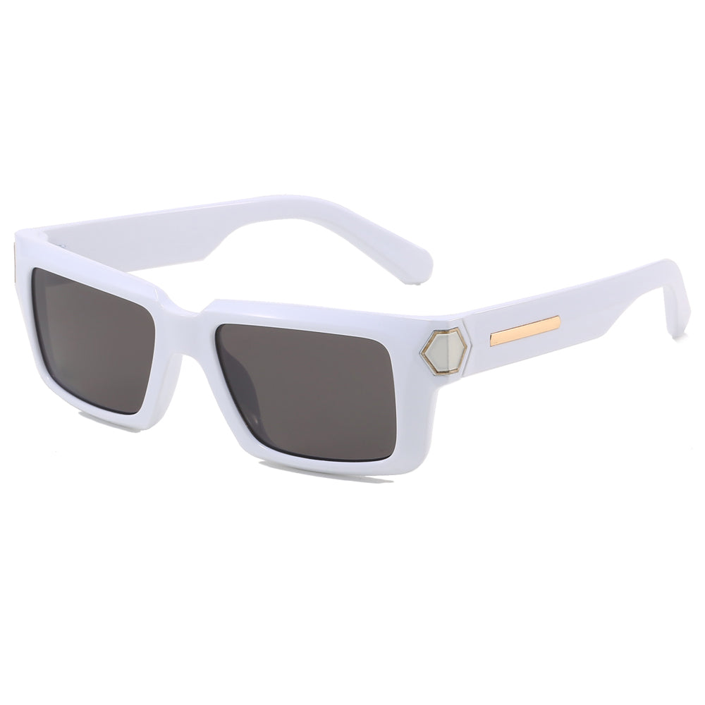 Classic Rectangle Thick Shades Sunglasses