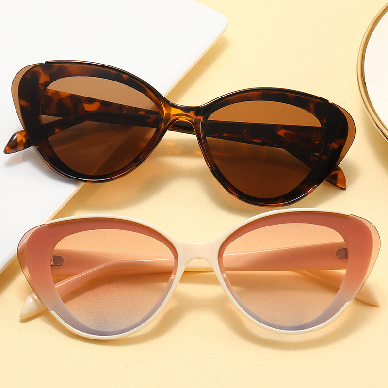 Cat Eye Women Small Triangle Sunglasses
