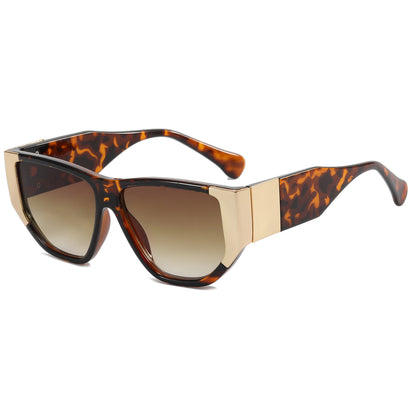 Oversized Luxury Flat Top Sunglasses