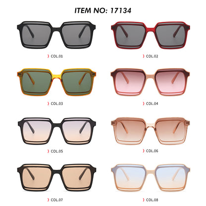 Women Square Gradient Shades Sunglasses