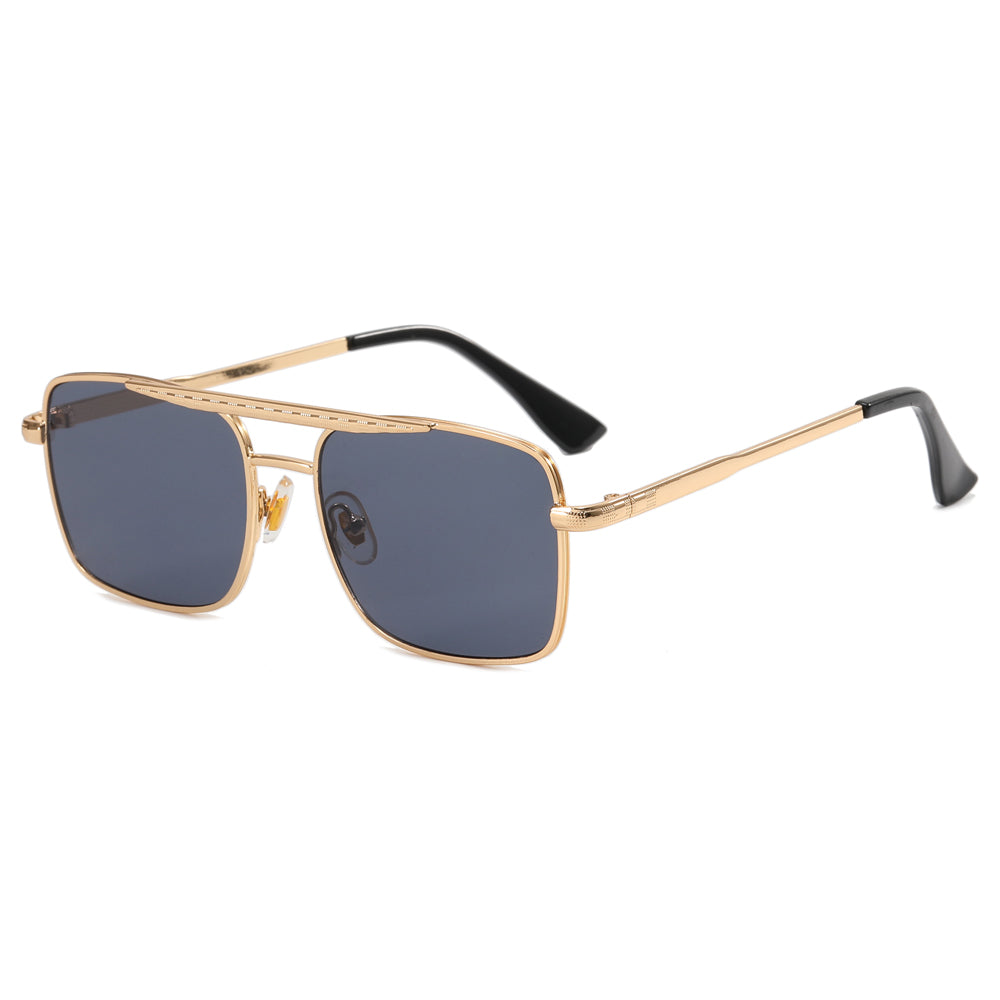 Fashion Metal Frame Gradient Shades Sunglasses