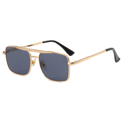 Fashion Metal Frame Gradient Shades Sunglasses