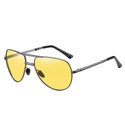 Polarized Men's Foldable Photochromic Driving Sunglasses