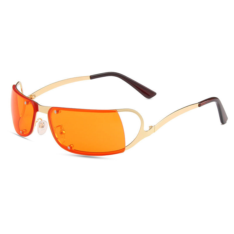 Small Rectangle Metal Frame Y2K Sunglasses