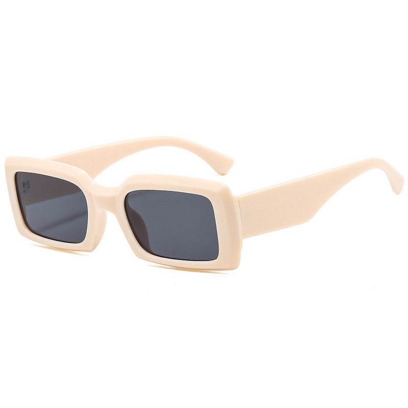 Rectangle Thick Frame Sunglasses