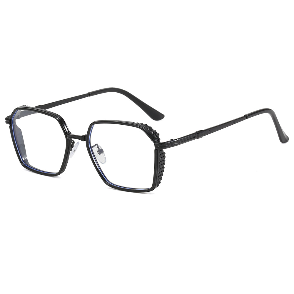 Vintage Square Steam Punk Metal Sunglasses