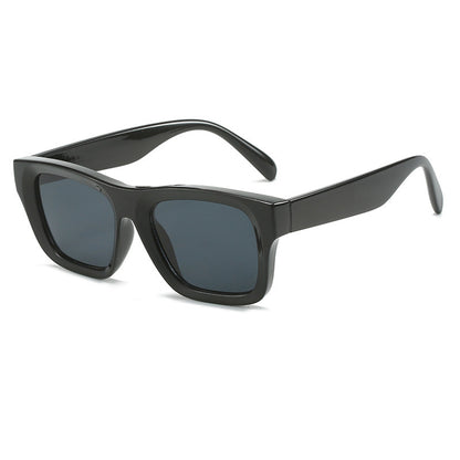 Rectangle Cat Eye Thick Frame sun glasses