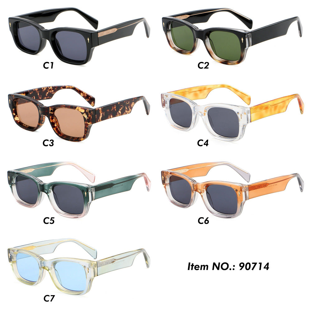 Cat Eye Women Small Polygon Irregular Stylish Sunglasses