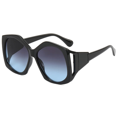 Retro Plastic Polygon Shades Sunglasses