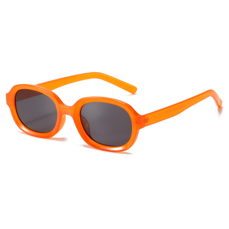 Retro Unisex Oval Sunglasses