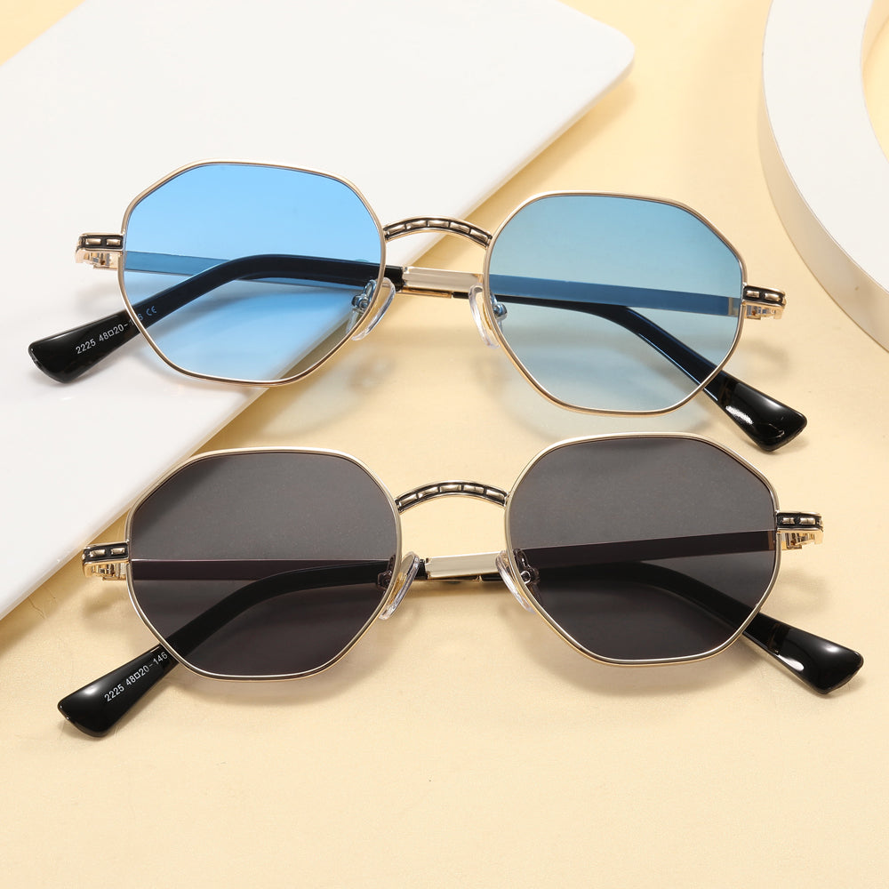 Polygon Metal Sunglasses