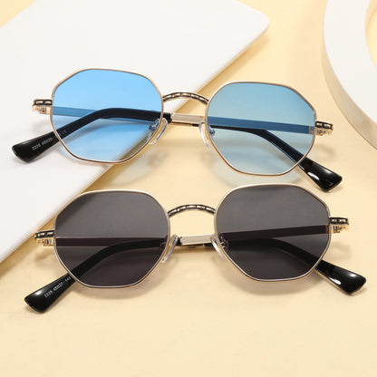 Polygon Metal Sunglasses