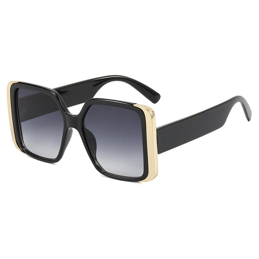 Square Gradient Shades oversized Sunglasses