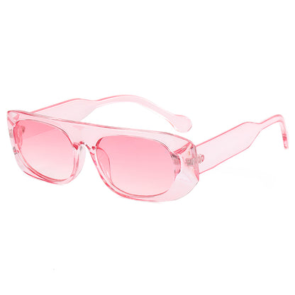 Retro Plastic Small Rectangle Sunglasses