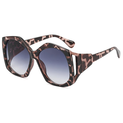 Retro Plastic Polygon Shades Sunglasses