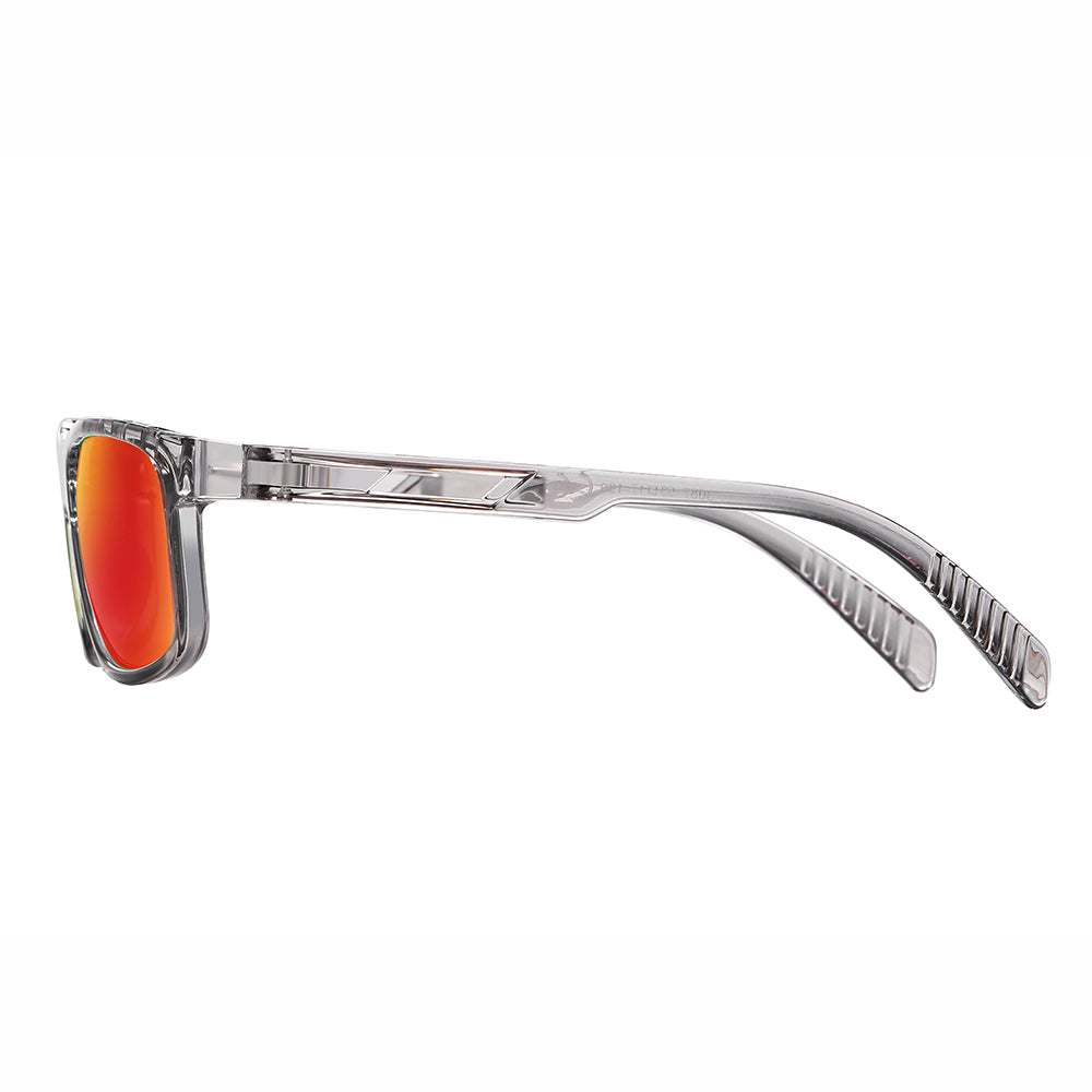 Reflective Polarized Rectangular Premium Sports Sunglasses