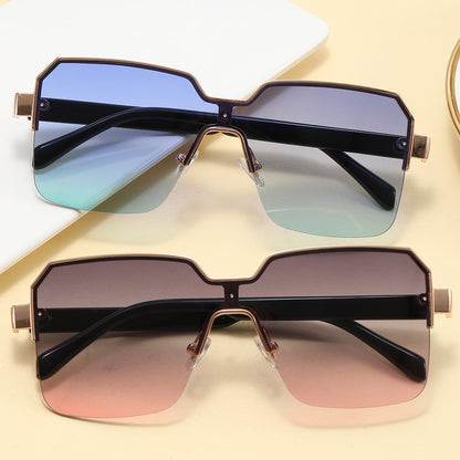Square Metal Frame Men Sunglasses
