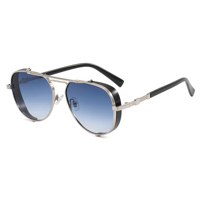 Men Metal Shades Sunglasses