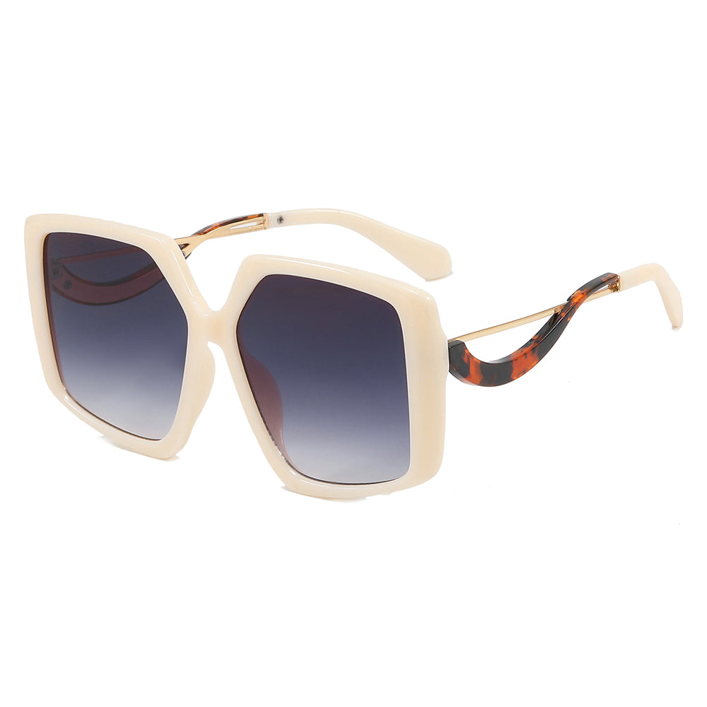 Fashion Square Oversized Shades Sunglasses