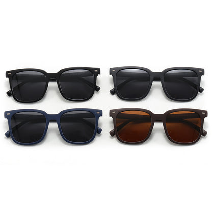 Retro Classic TR Frame Square Polarized Sunglasses