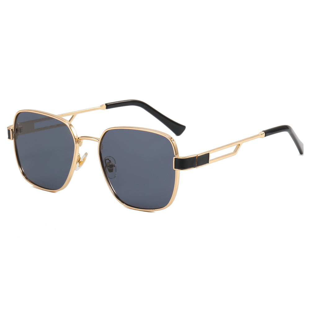 Fashion 2022 Metal Frame UV400 Gradient Men Shades Sunglasses