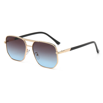 Double Bridge Pilot UV400 Gradient Shades Sunglasses